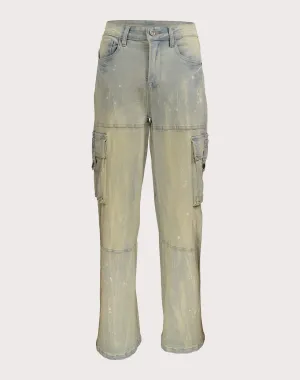 Grindhouse Wide Leg Cargo Denim Pants Fashion-forward items Outerwear options