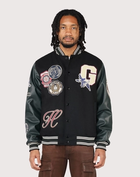 Grindhouse Club House Varsity Jacket Wool - sourced fashion Smart fashion (wearables)