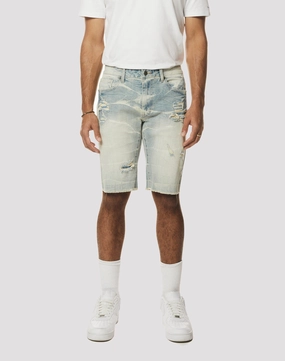 Grindhouse Essentials Denim Elm Shorts Printed fashion Beaded fashion items