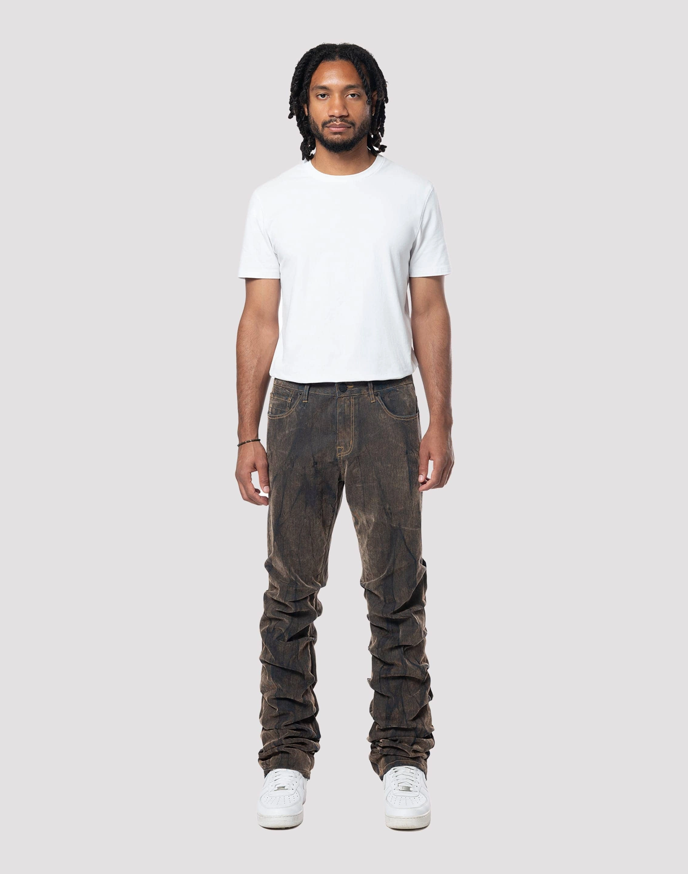 Grindhouse Merino Flocked Rust Jeans Business casual wear Fashion trends