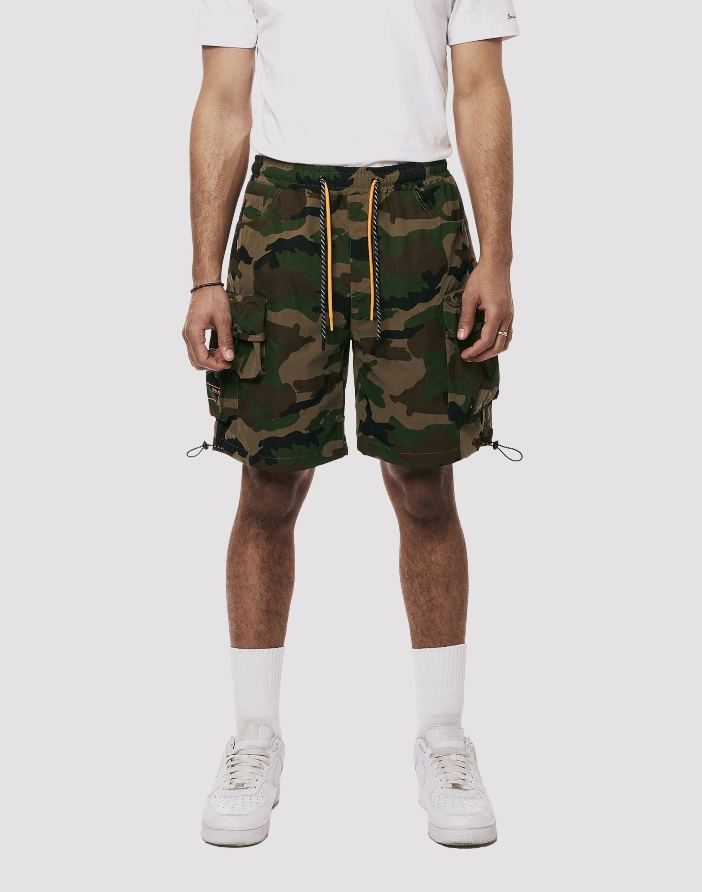 Fashion customization Grindhouse Nylon Camo Shorts Fashion technology