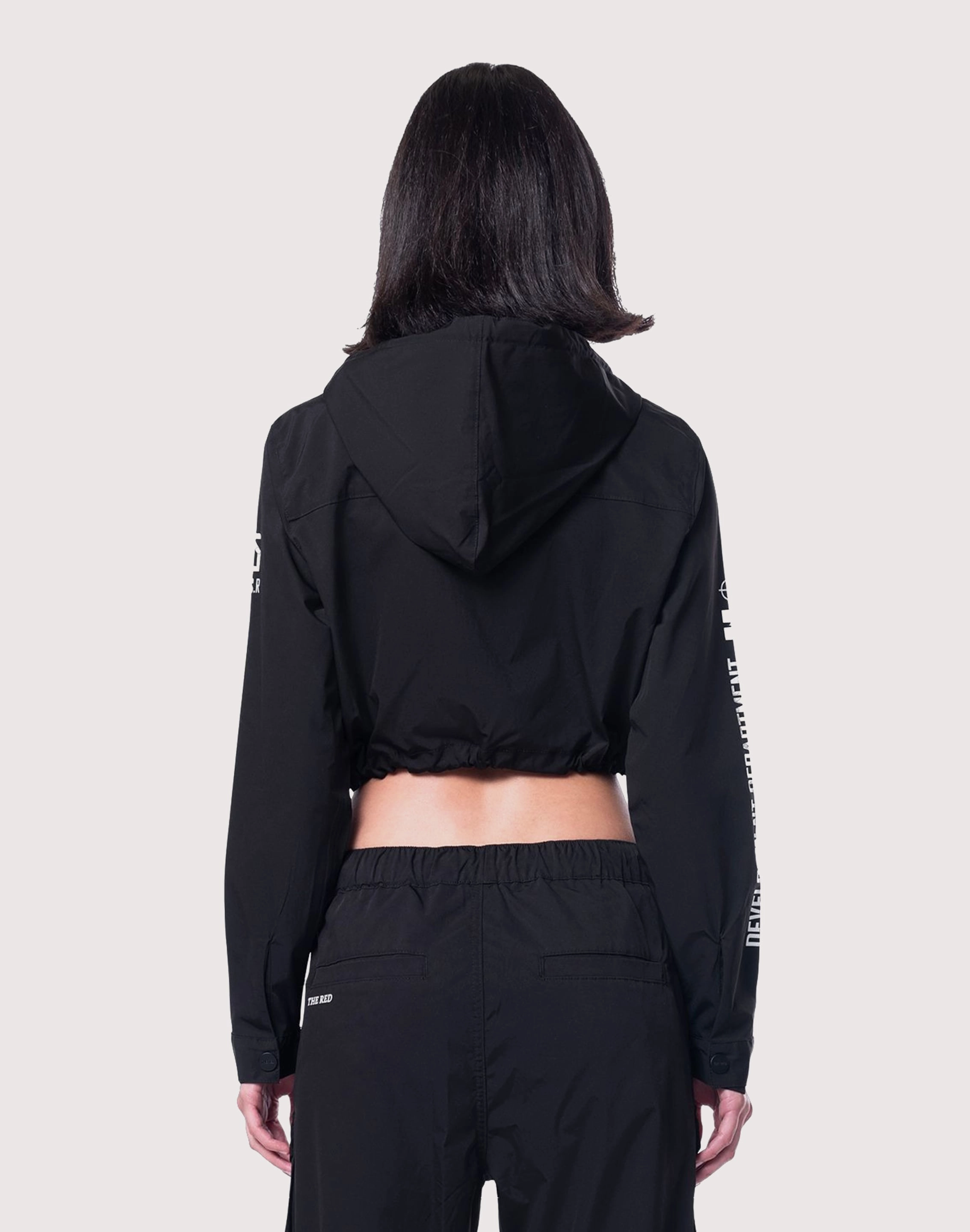 Grindhouse Nylon Cropped Jacket Fashion care (washing, ironing, etc.)