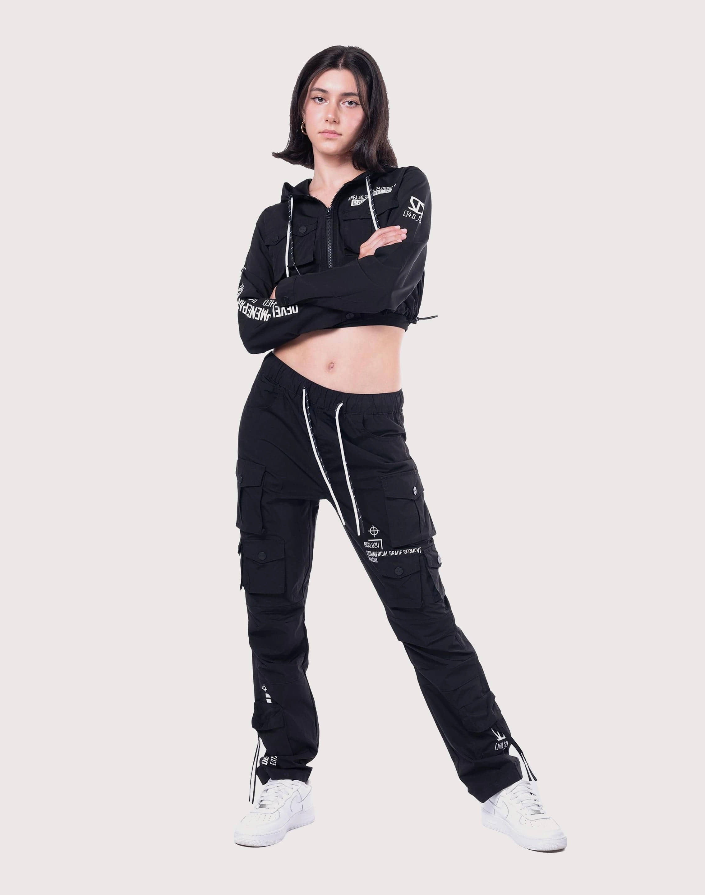 Grindhouse Nylon Cropped Jacket Fashion care (washing, ironing, etc.)