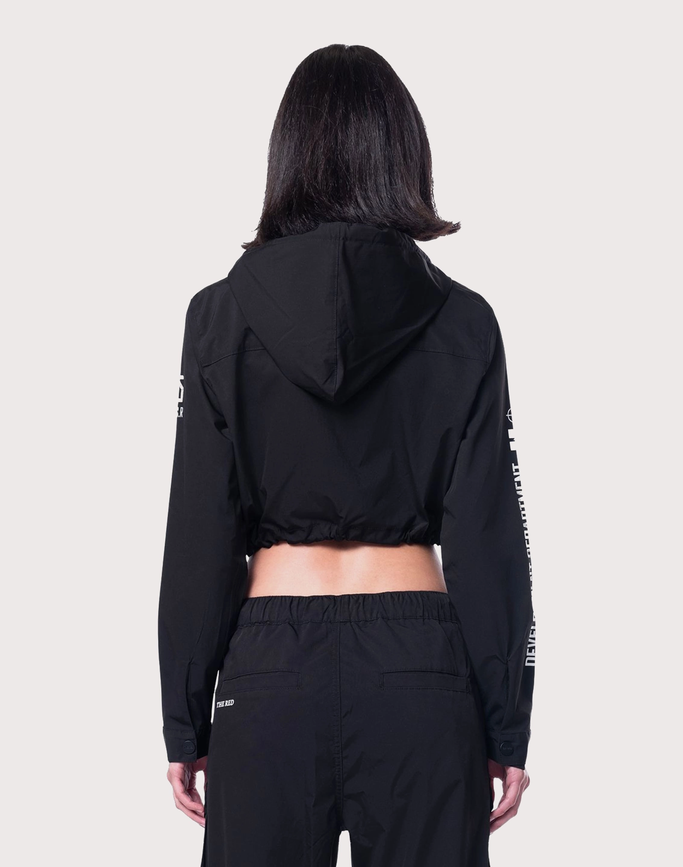 Grindhouse Nylon Cropped Jacket Fashion care (washing, ironing, etc.)