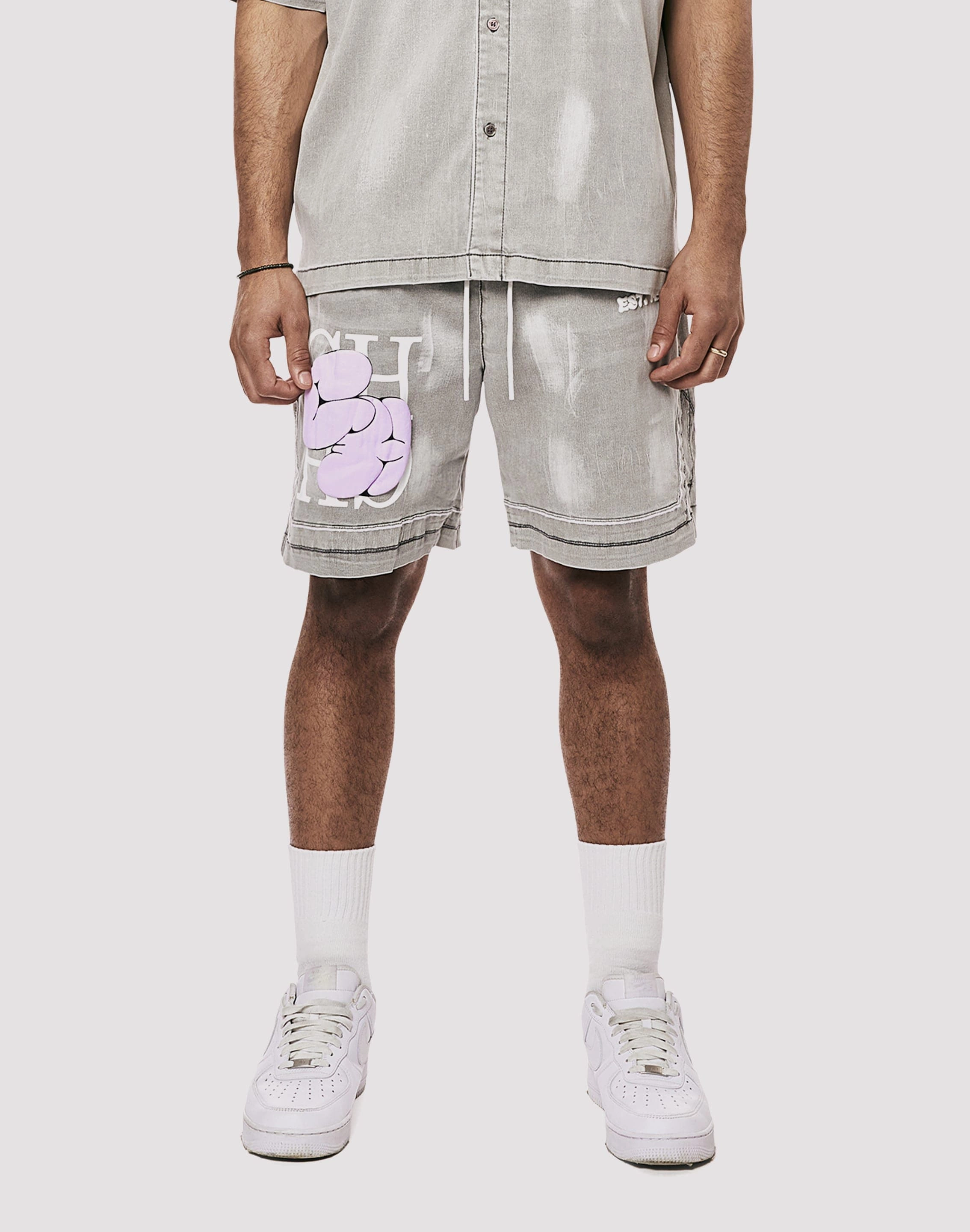 Grindhouse Puff Print Shorts Designer fashion items Clothing types