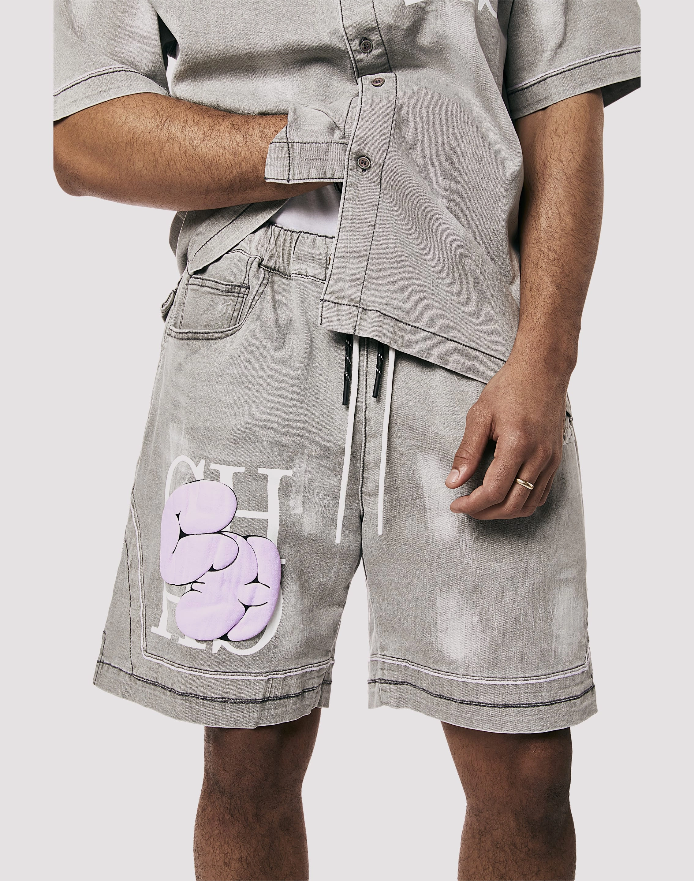 Grindhouse Puff Print Shorts Fashion exhibitions