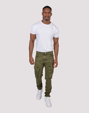 Grindhouse Side Cargo Pocket Denim Jeans Fashion must - haves Linen - crafted fashion