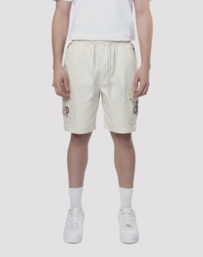 Grindhouse Tapestry Trim Twill Shorts Cotton - made fashion Fashion museums