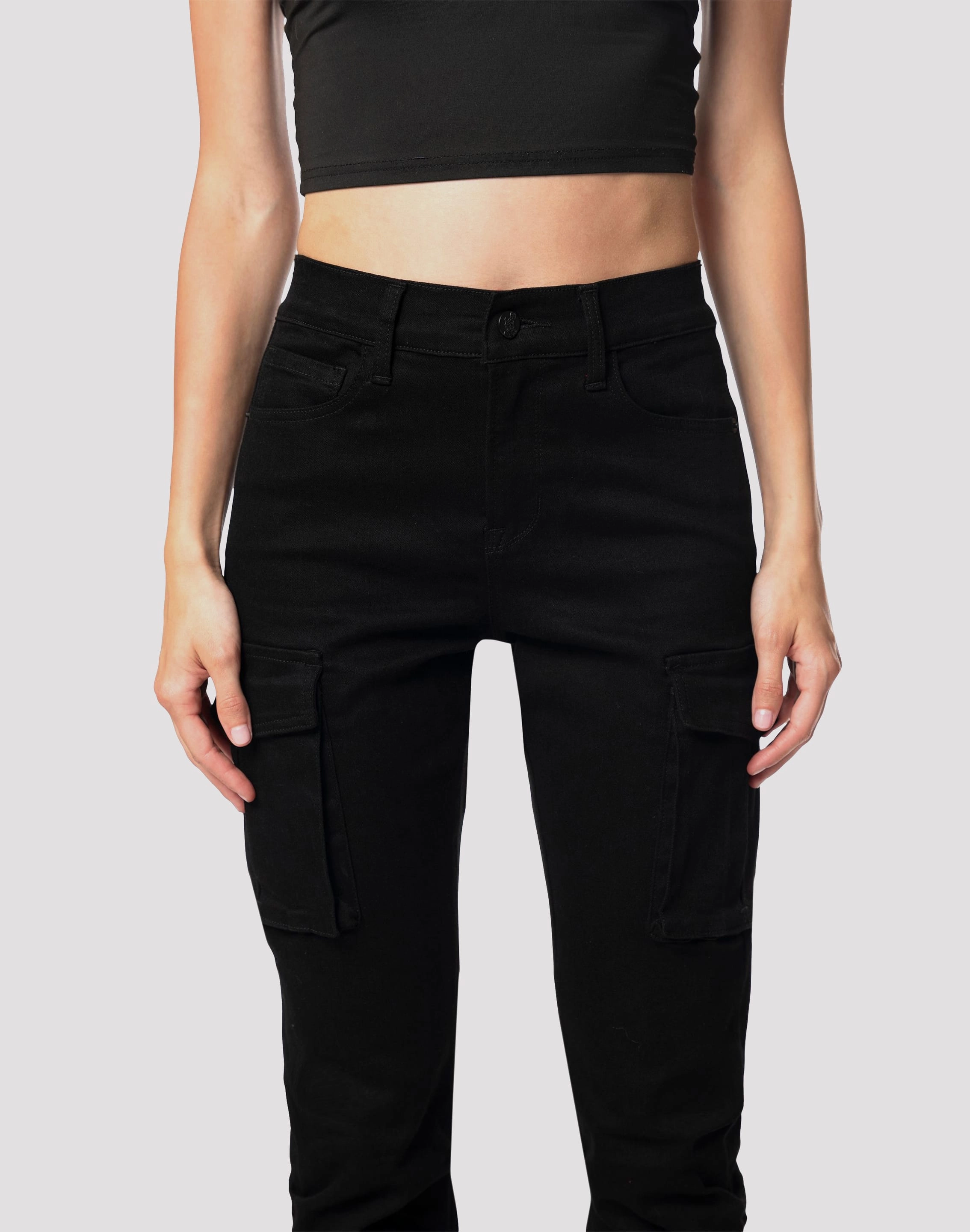 Grindhouse Twill Black Pants Fashion models