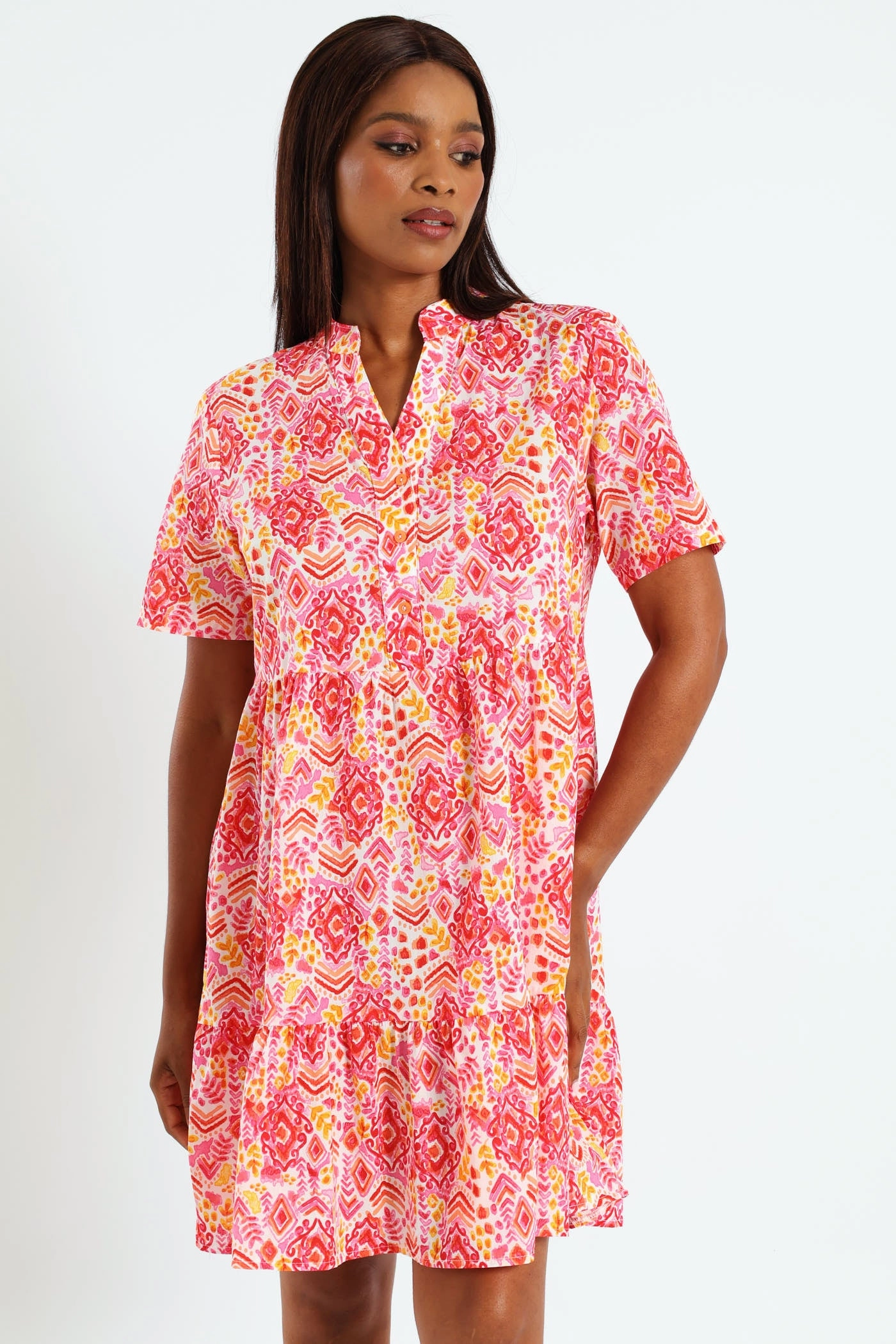 Half Placket Tiered Dress Sustainable fashion practices Sustainable fashion practices