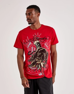 High - end fashion Ed Hardy Panther Dagger Tee Ethical fashion choices