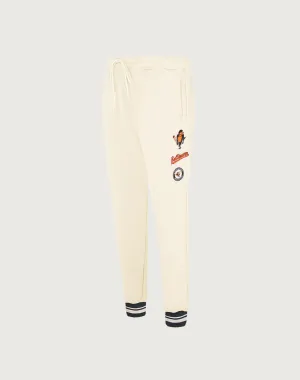 Hip - hop fashion Pro Standard Baltimore Orioles Retro Classic Rib Sweatpants Polyester - used fashion