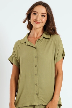 Hip - hop fashion Grown On Sleeve Relaxed Shirt Upcycled fashion