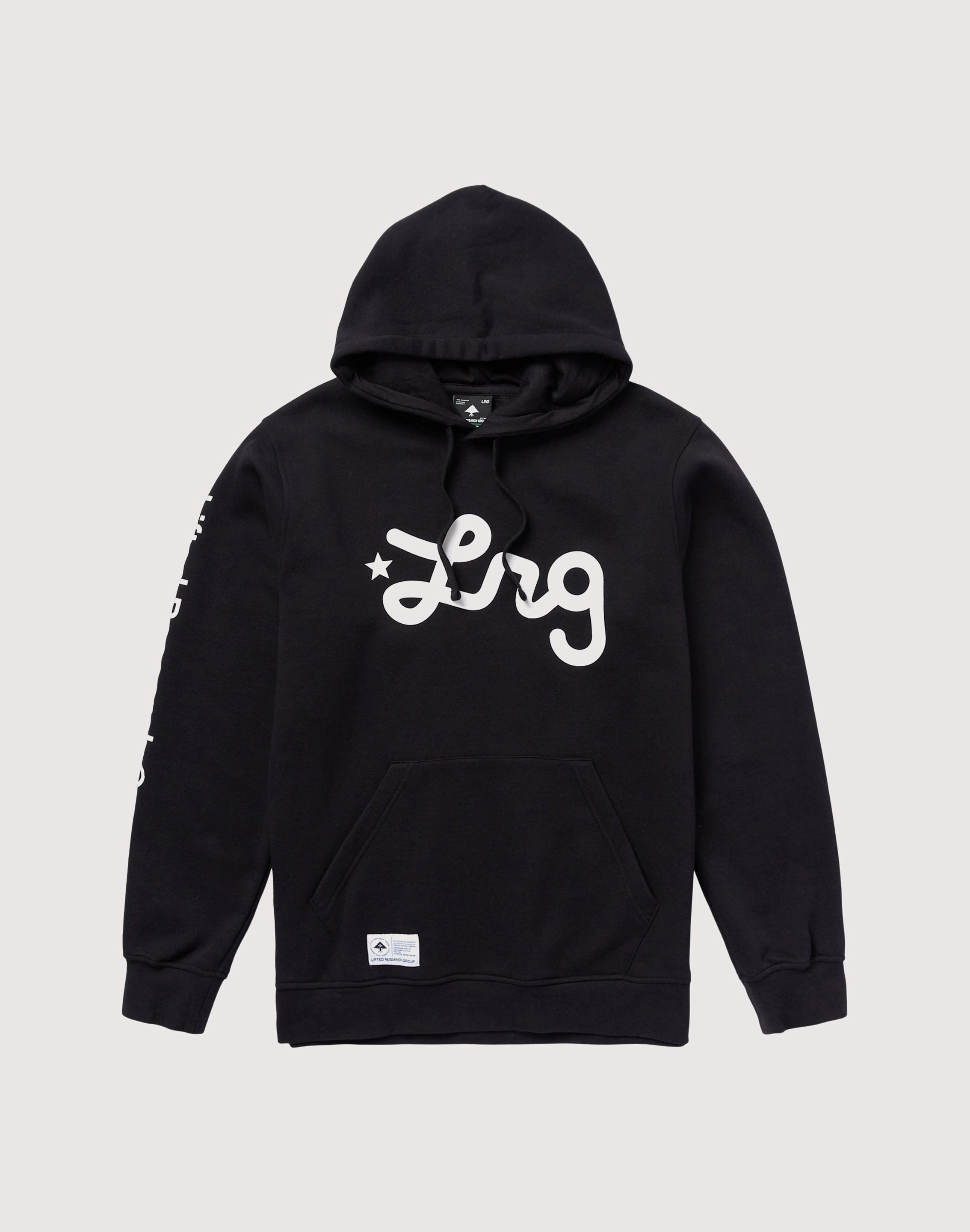 Fashion for all body types Lrg Lifted Script Hoodie - Black Outerwear options