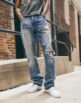 Hip - hop fashion MNML Flare Denim Jeans Fashion photography