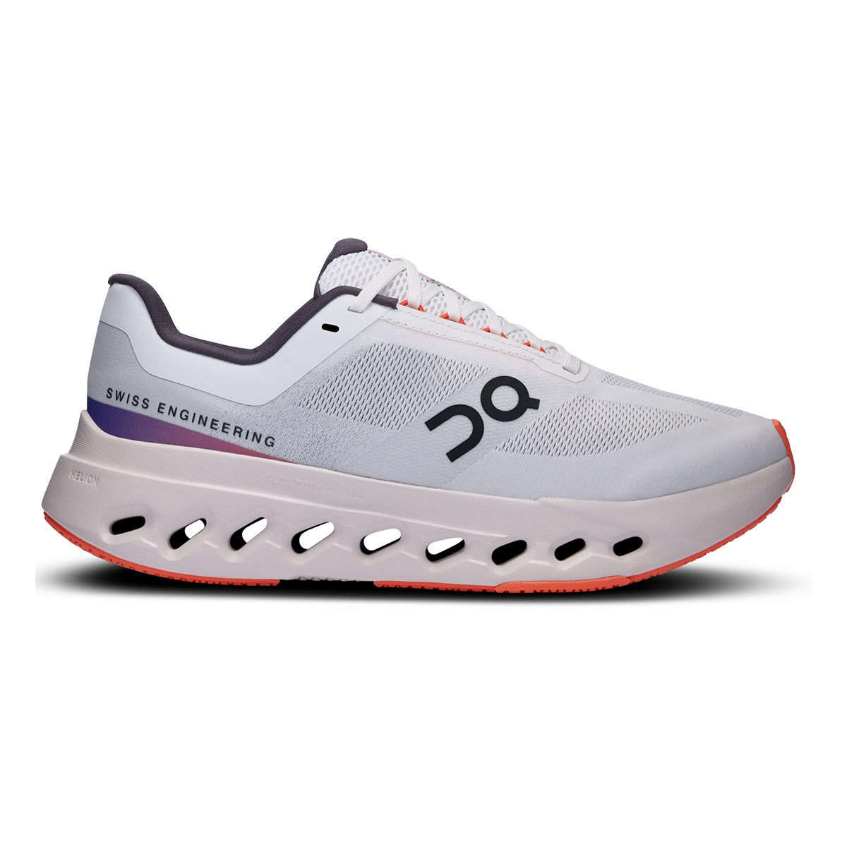 Ingeniously designed ON Cloudsurfer Next - White - Flame Solid