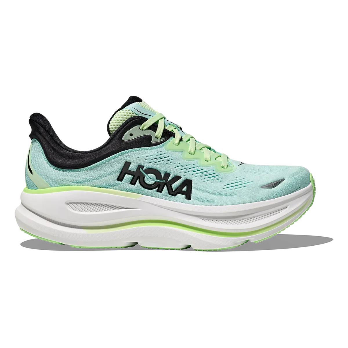 Hoka Bondi 9 Luna Moth - Blue Spark Opulent Aesthetic