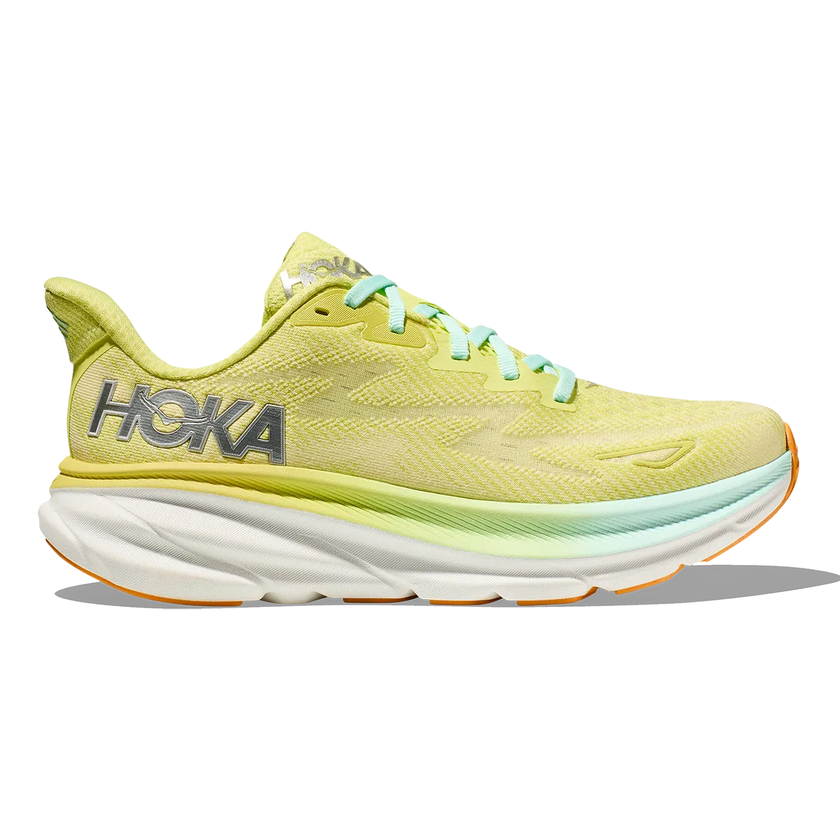 Sharp Hoka Clifton 9 - Citrus Glow - Sunlit Ocean Universal