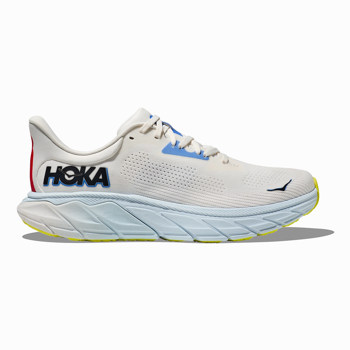 Hoka Arahi 7 - Blanc de Blanc - Virtual Blue Cultured Informed
