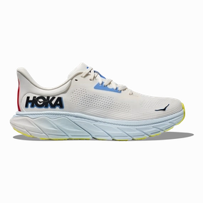 Hoka Arahi 7 - Blanc de Blanc - Virtual Blue Energetic Necessary