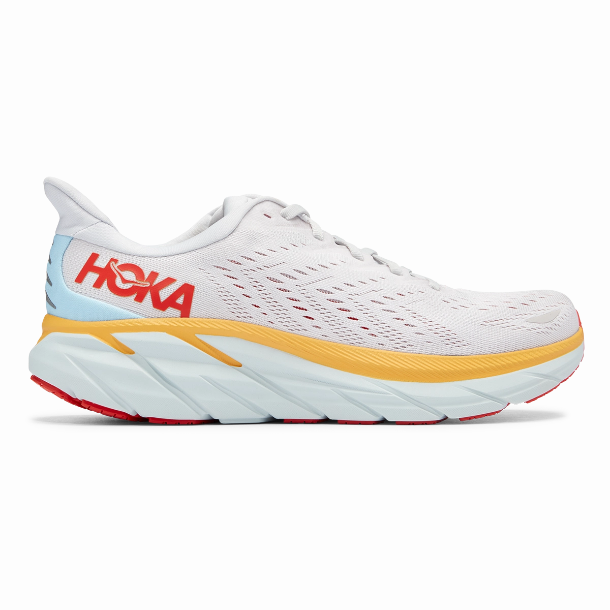 Hoka Clifton 8 - Nimbus Cloud - Blanc de Blanc Superior High-end