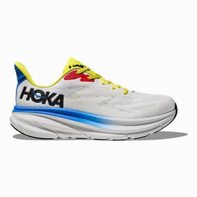 Hoka Clifton 9 - Blanc de Blanc - Virtual Blue Focused Crucial