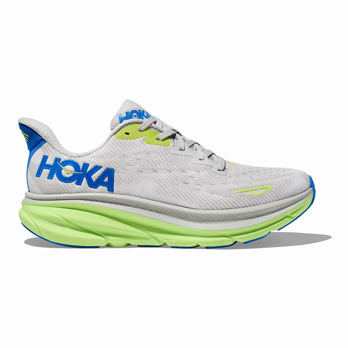 Crucial Hoka Clifton 9 - Stardust - Electric Cobalt Wide-ranging