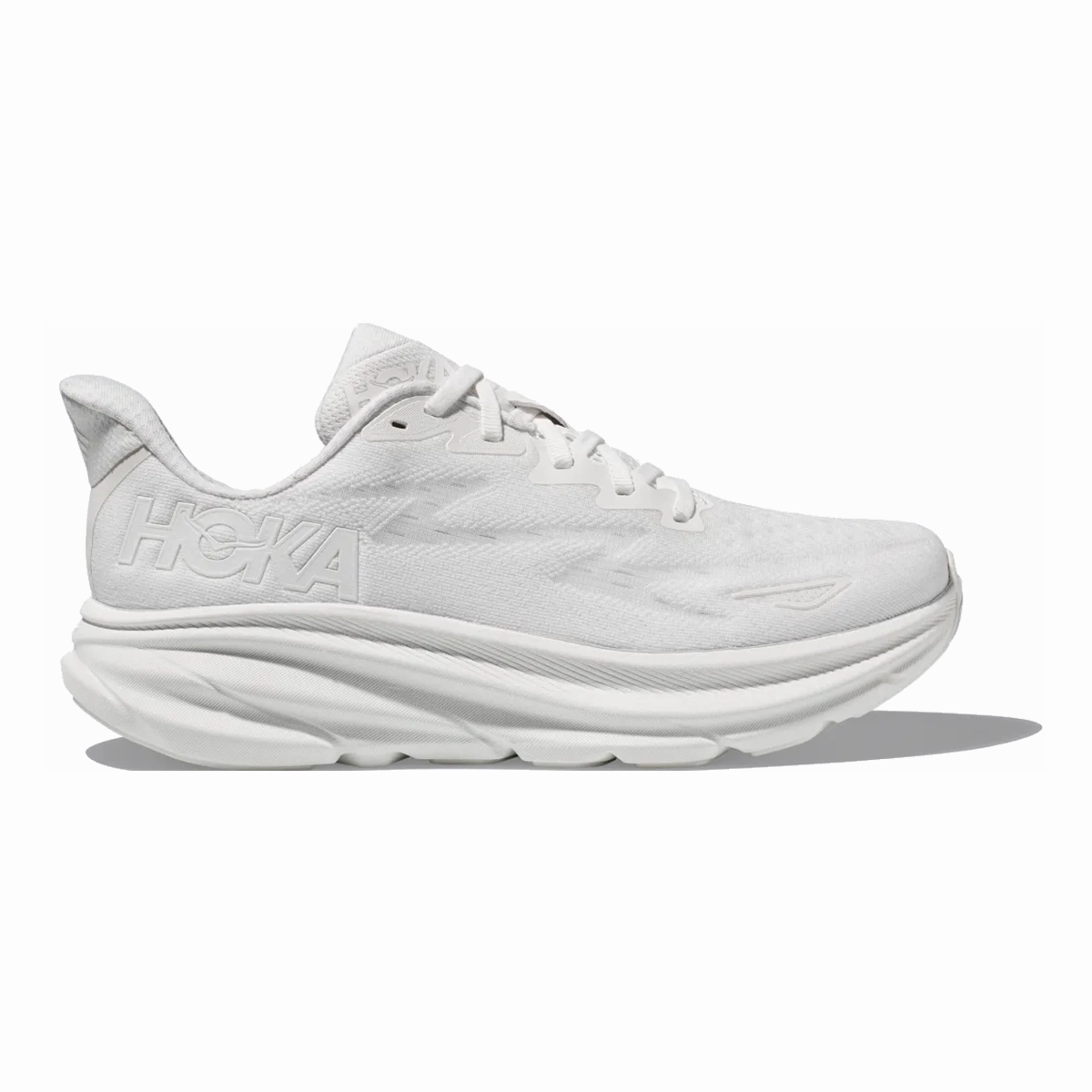 Cultured Hoka Clifton 9 - White - White Broad