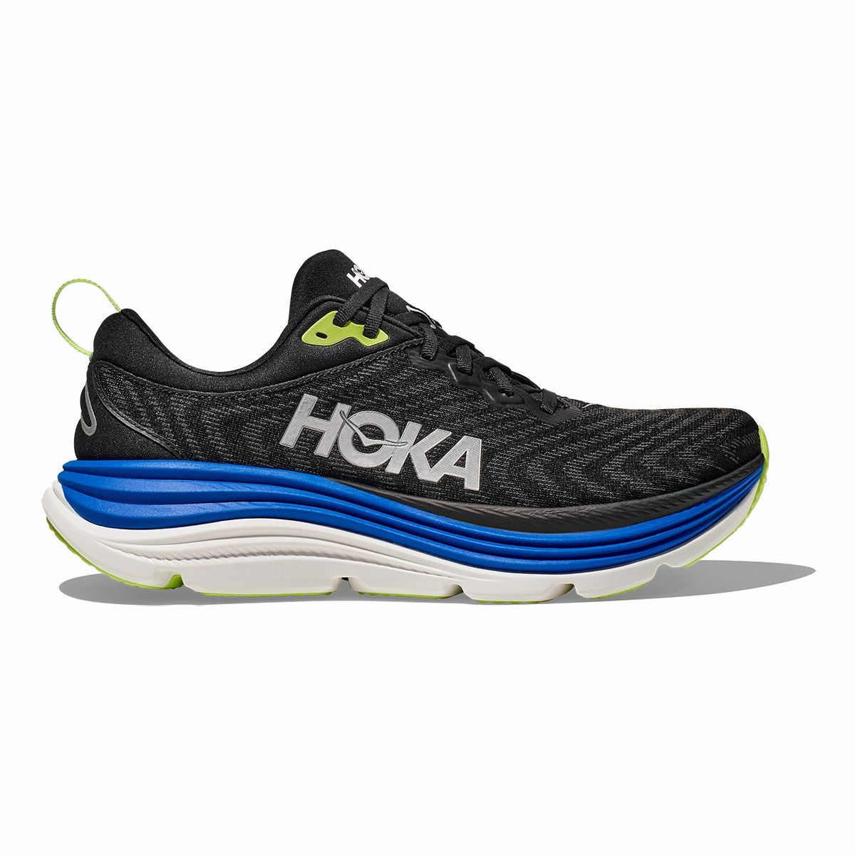 Hoka Gaviota 5 - Black - Electric Cobalt Dramatic Mindful