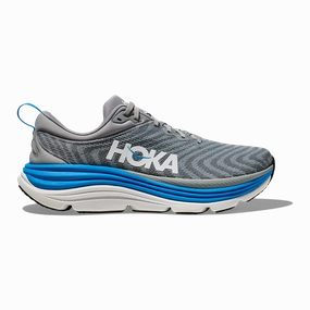 Hoka Gaviota 5 - Limestone - Diva Blue Colorful Trustworthy