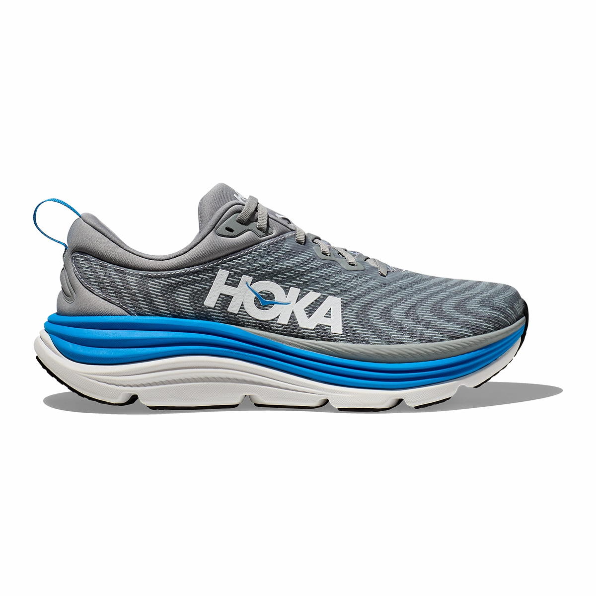 Harmonious Hoka Gaviota 5 - Limestone - Diva Blue Determined
