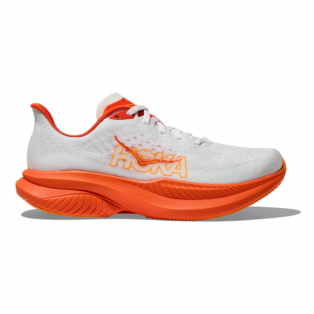 Nostalgic Hoka Mach 6 - Frost - Lava Tenacious