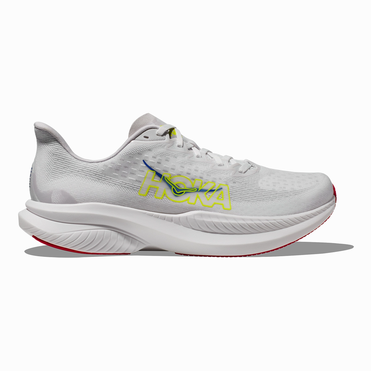 Hoka Mach 6 - White - Nimbus Cloud Energetic Enduring