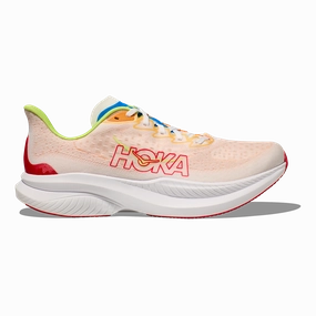 Hoka Mach 6 - White - Solar Flare Integrated Meticulously crafted