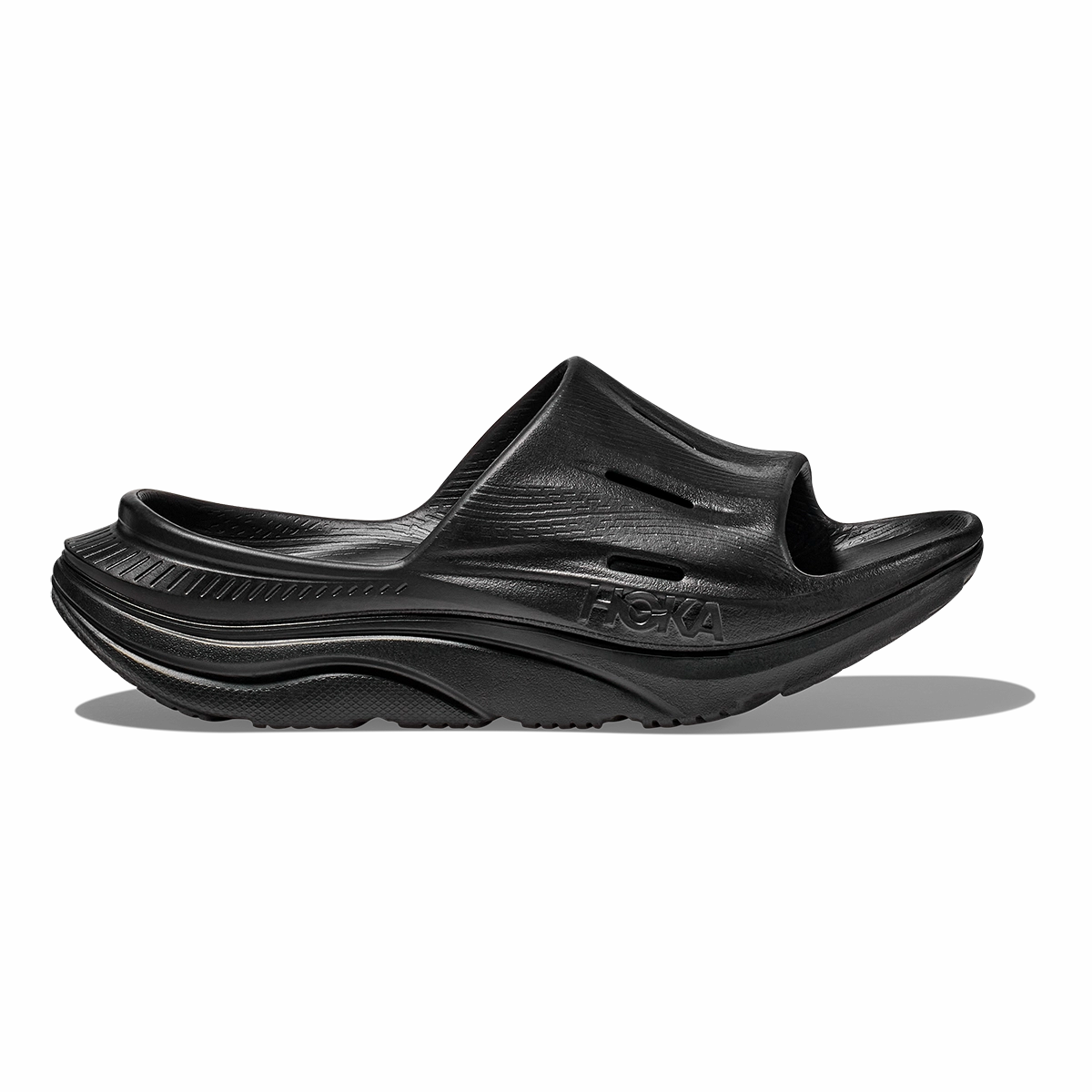 Hoka Ora Recovery Slide 3 - Black - Black Harmonious Superior
