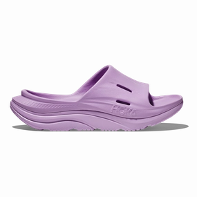 Hoka Ora Recovery Slide 3 - Violet Bloom - Violet Bloom Integrated Cutting-edge