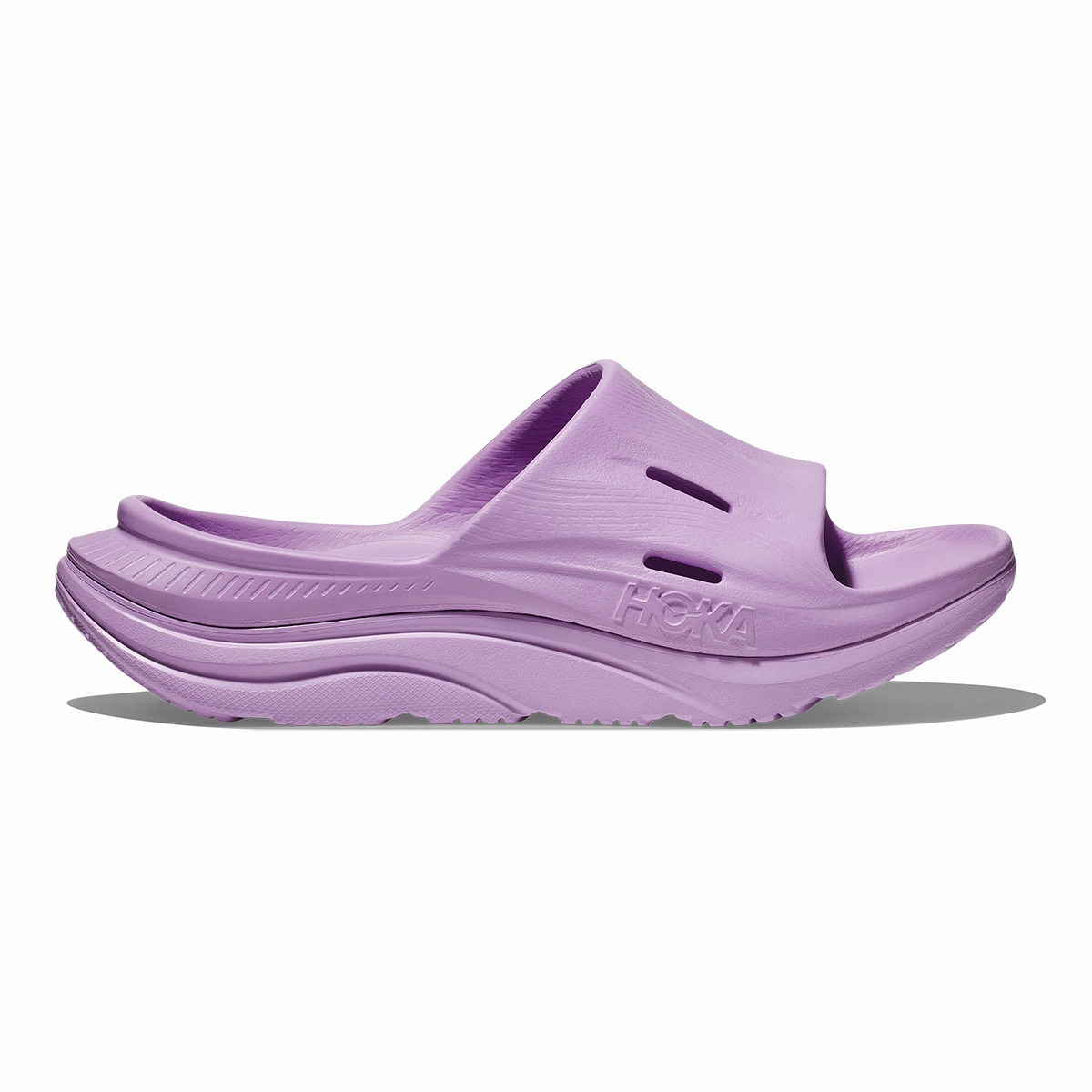 Hoka Ora Recovery Slide 3 - Violet Bloom - Violet Bloom Integrated Cutting-edge