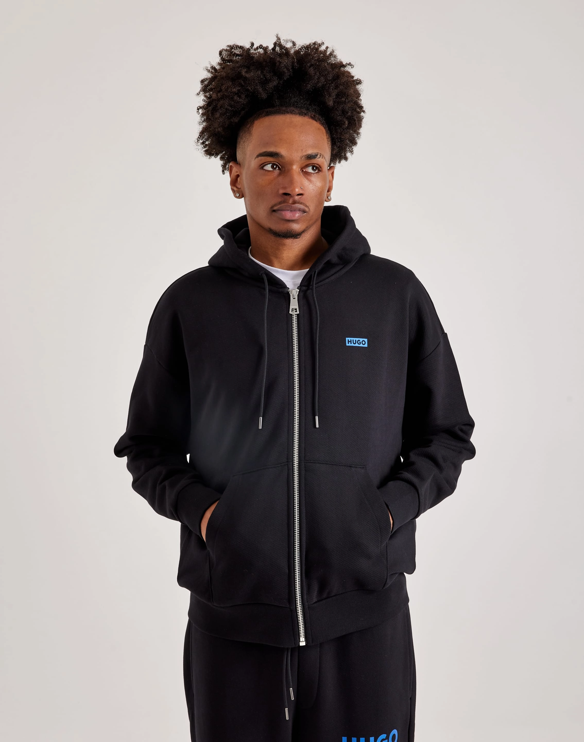 Leather - material fashion Hugo Nardimez Hoodie Casual wear options