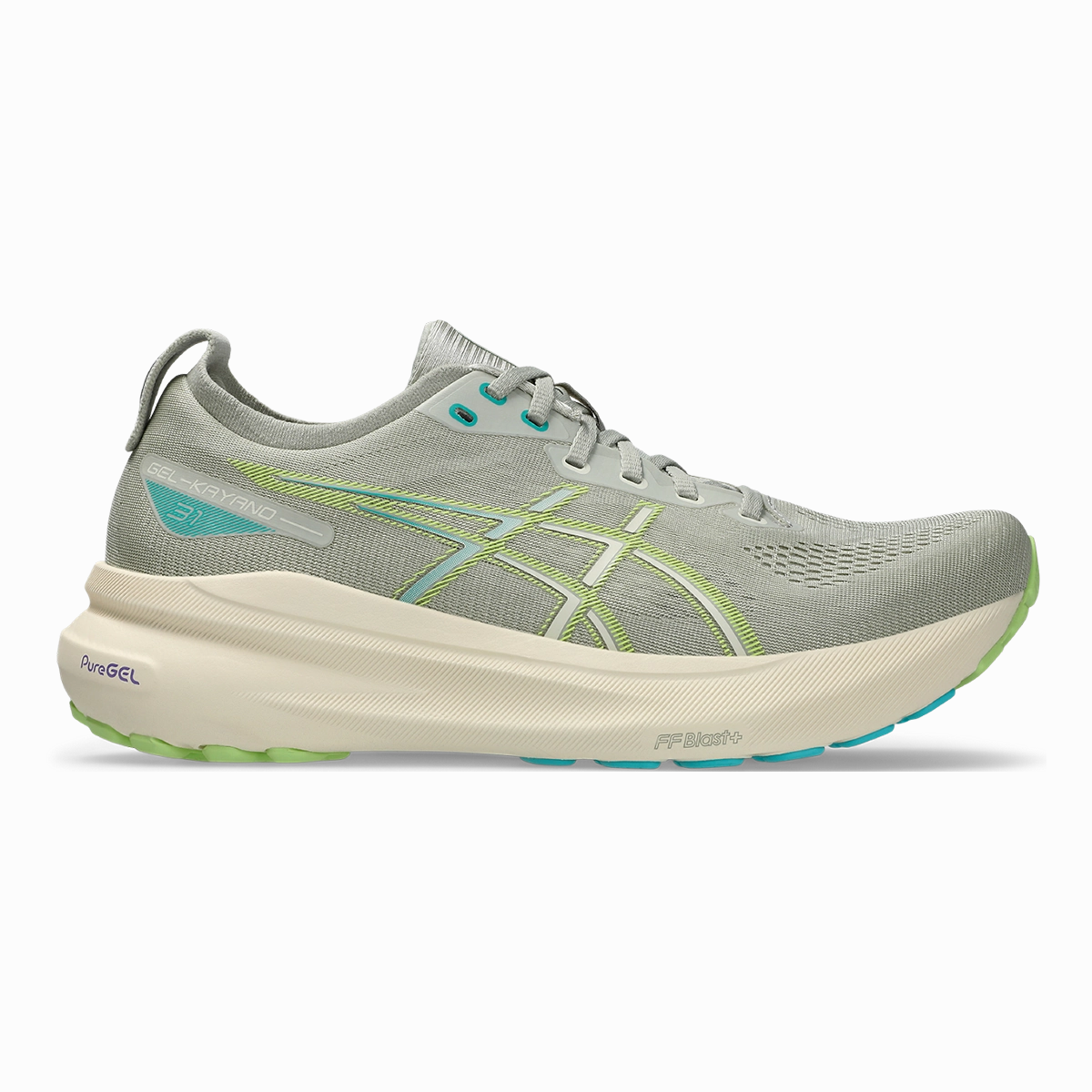 Asics Gel Kayano 31 - White Sage - Birch Robust Wide-ranging