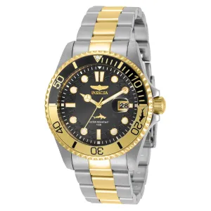 Invicta 30944 Men's Pro Diver Quartz Black Dial Bracelet Watch Invicta Men's Watches
