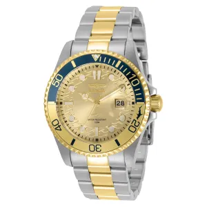 Invicta 30948 Men's Pro Diver Quartz Gold Tone Dial Bracelet Watch Invicta Men's Watches