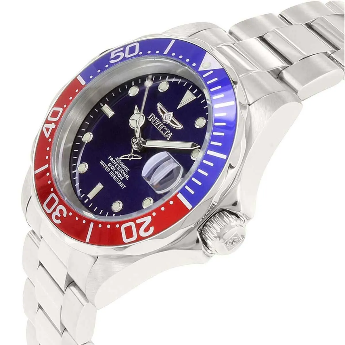 Invicta Men's Automatic Stainless Steel Watch - Pro Diver Blue Dial Date | 5053 Invicta Men's Watches