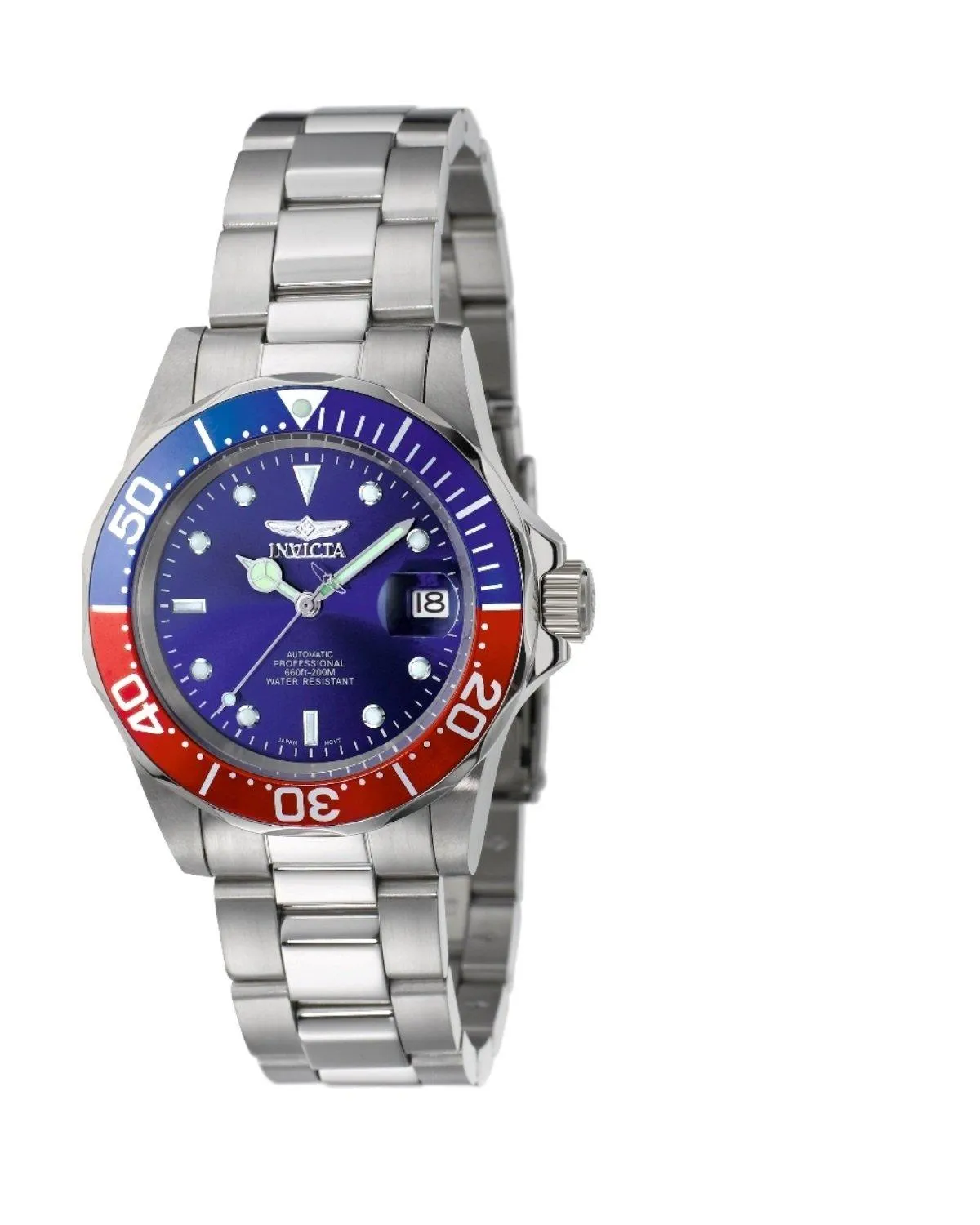 Invicta Men's Automatic Stainless Steel Watch - Pro Diver Blue Dial Date | 5053 Invicta Men's Watches