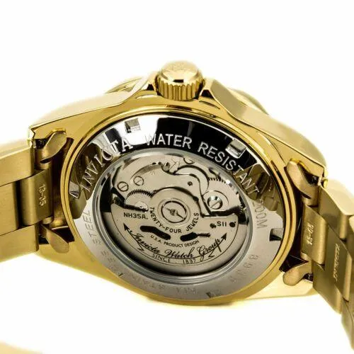 Invicta Men's Automatic Watch - Pro Diver Yellow Steel Bracelet Blue Dial Date | 8930 Invicta Men's Watches