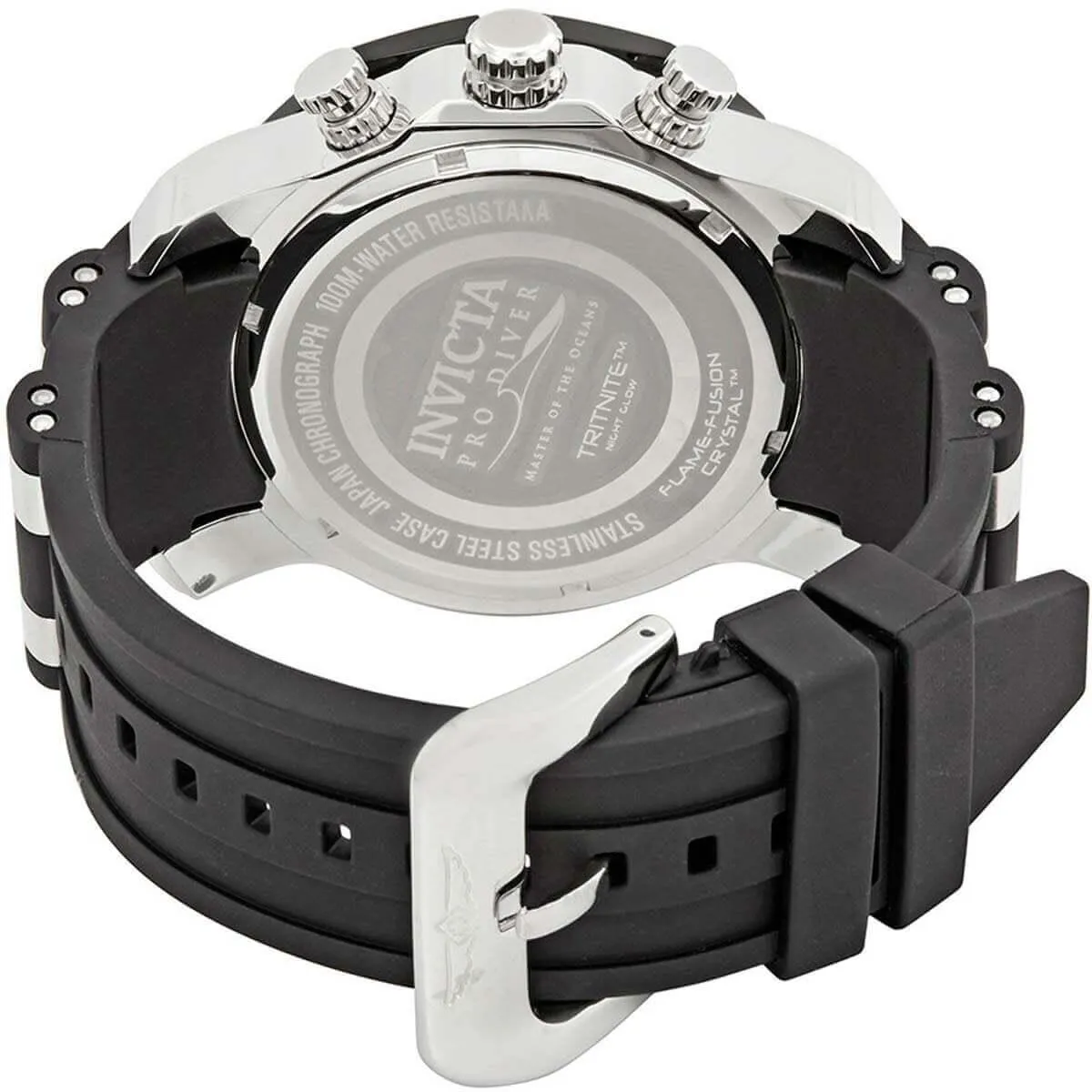 Invicta Men's Chronograph Watch - Pro Diver Steel & Silicone Strap Black Dial | 22797 Invicta Men's Watches