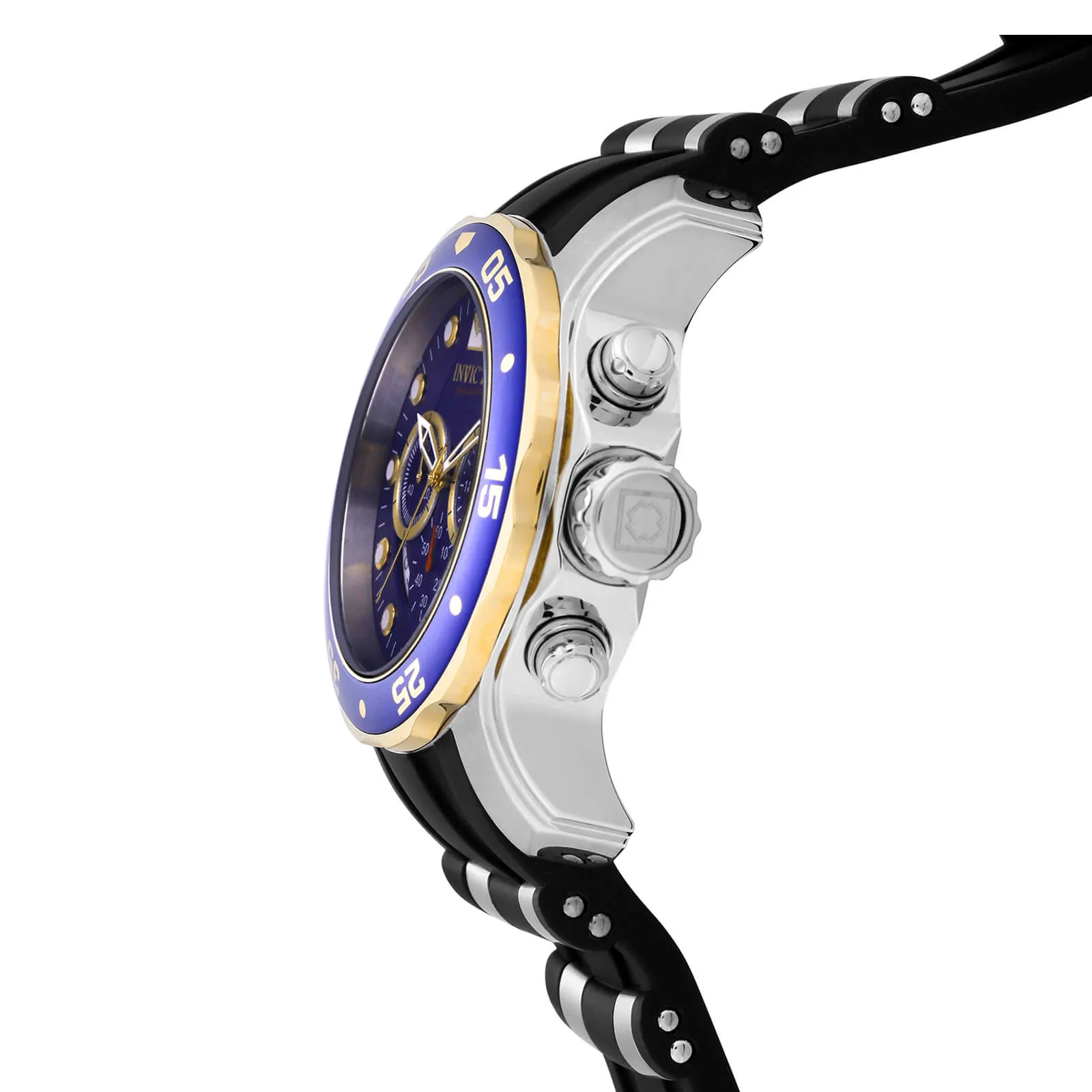 Invicta Men's Chronograph Watch - Pro Diver Steel & Silicone Strap Blue Dial | 22971 Invicta Men's Watches