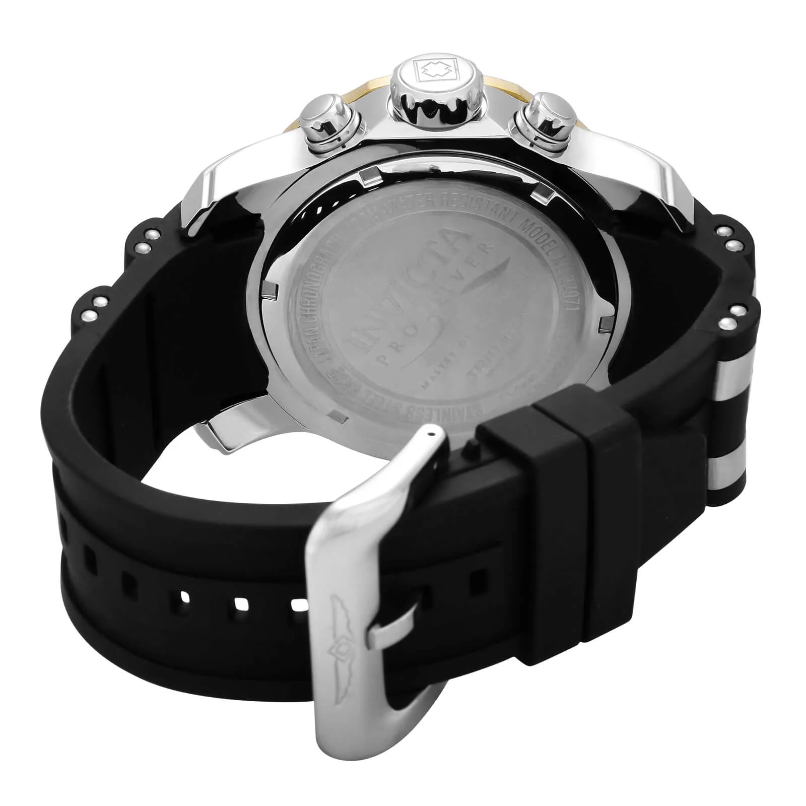 Invicta Men's Chronograph Watch - Pro Diver Steel & Silicone Strap Blue Dial | 22971 Invicta Men's Watches