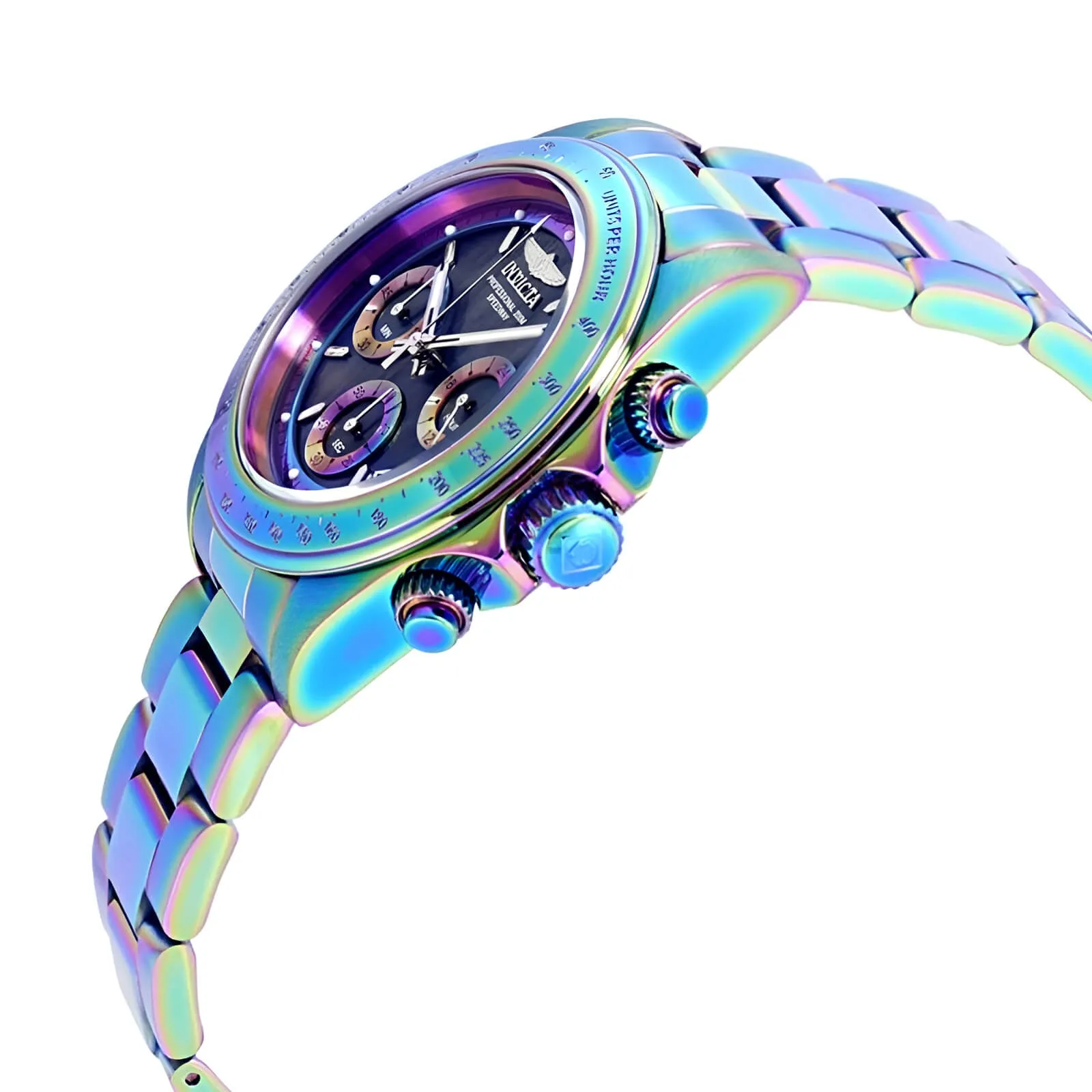 Invicta Men's Chronograph Watch - Speedway MOP Dial Iridescent Steel Dive | 23941 Invicta Men's Watches