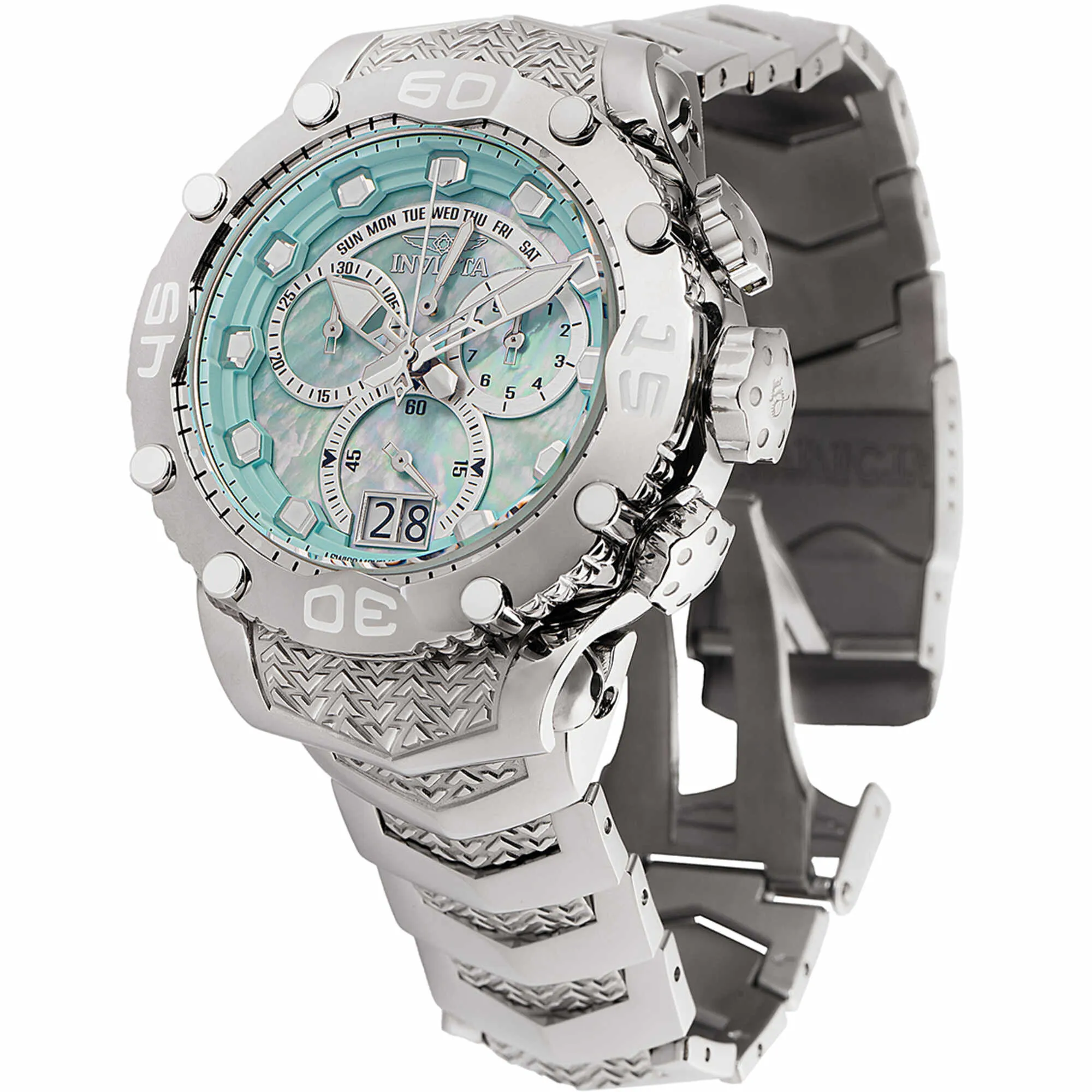 Invicta Men's Chronograph Watch - Subaqua Noma VIII Silver Tone Bracelet | 47293 Invicta Men's Watches