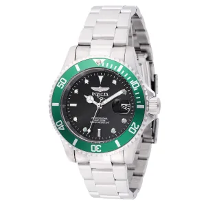 Invicta Men's Dive Watch - Pro Diver Quartz Black Dial Green Rotating Bezel | 47353 Invicta Men's Watches